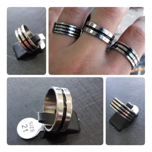 Anillo Hombre Acero Inoxidable Moda!!