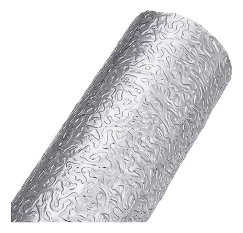 Rollo Papel Aluminio Relieve 40cm X 5mt Lavable Tapiza Muebl