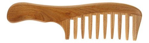 Peine De Madera Natural Para El Cuidado Del Cabello, Hecho A