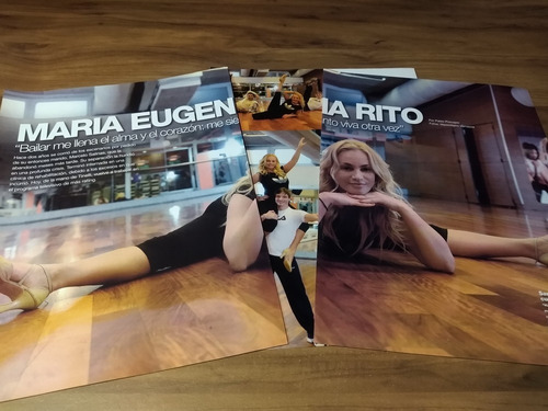 (z332) Maria Eugenia Rito * Clippings Revista 3 Pgs * 2014 (Usado)