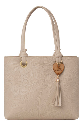 Bolsa Para Mujer Fana Kara Color Beige Bonita