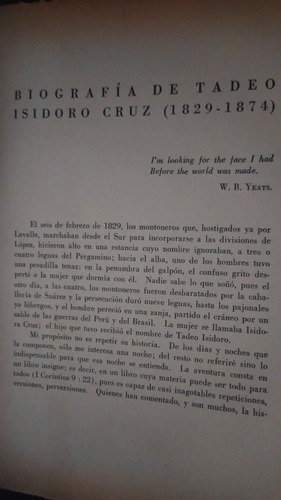 J. L. Borges. Biografía De Tadeo Isidoro Cruz | Sur, 1944