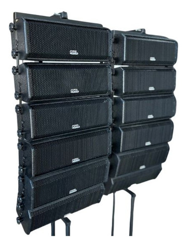 Line Array Gla7000 Sub 18 + 12 Celulas Line Ativo Processado