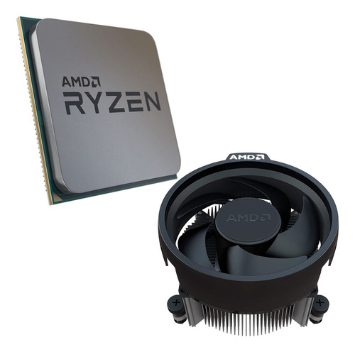 Procesador gamer AMD Ryzen 3 4100 100-100000510BOX de 4 núcleos y 4GHz de frecuencia