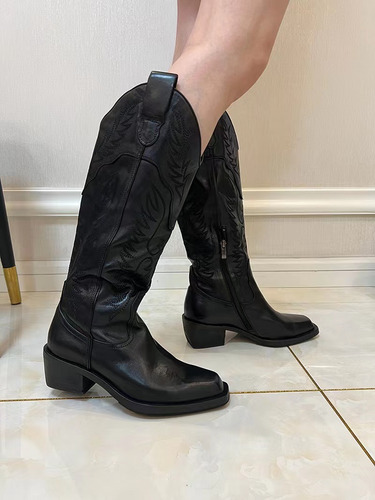 Botas Vaqueras Vaqueras Vaqueras De Invierno Para Hombre, Ta