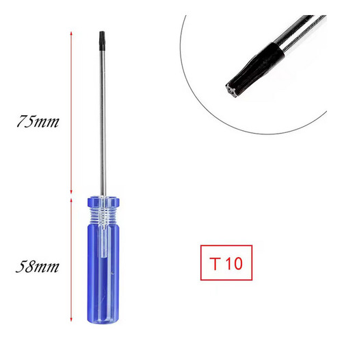 Kit Reparacion Destornilladores Torx T8 T10 Para Ps4 Xbox