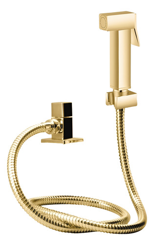 Conjunto Ducha Higiênica C/ Registro Dourado Lx1904g Lexxa