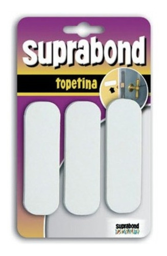 Tope Topetina Blanca Rectangular X 3 Suprabond 