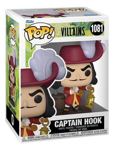 Funko Pop Capitán Garfio Peter Pan Disney Original Importado