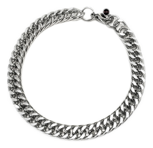 Pulsera Groumet Espejada 1.6 (7mm) - 20cm Acero C:7284