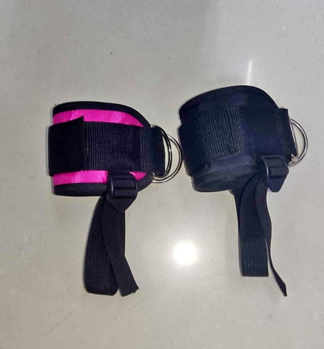 Tobilleras Para Polea Color Morado Para Ejercitarse