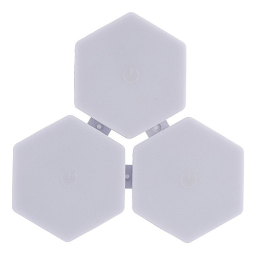 Set De 3 Luces Hexagonales Led Con Control / Hb Led