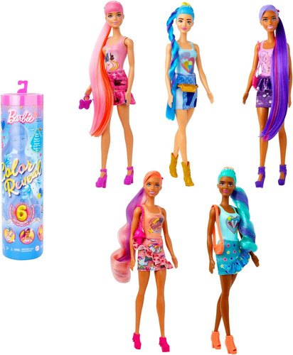 Barbie Color Revela 7 Sorpresas Descubre Con El Agua Nueva 