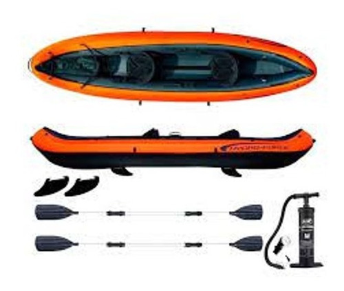 Liquido Kayak Bestway Hydroforce Naranja Inflable