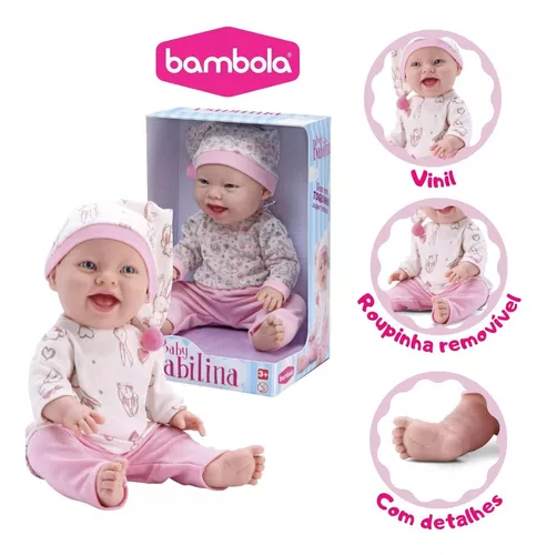 Kit 2 Boneca Reborn Bebezinho Real - 34cm Menina c/ Acessorios