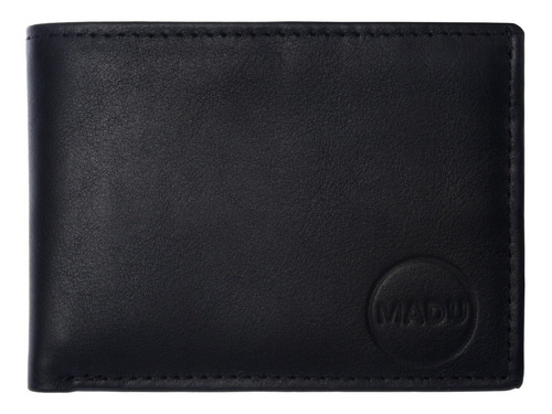 Imagen 1 de 8 de Billetera Hombre De Cuero Legitimo Premium Madu Regalo