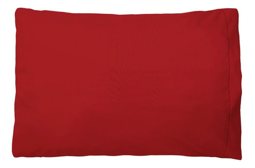 Fronha Top Line 1 Peça 180 Fios Confortável Macia Vinho Vermelho
