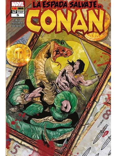 La Espada Salvaje De Conan 05, De Varios Autores. Serie Conan La Espada Salvaje Editorial Panini Comics Argentina, Tapa Blanda En Español, 2020