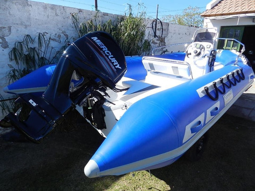 Viking De 4,9 M Con Motor 60 Hp 4 Tiempos Mercury Todo 0km