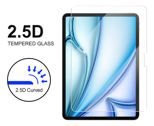 2 Micas Cristal Templado Para iPad Air 11 M2