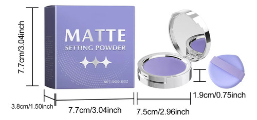 Polvo Fijador Mate Oil Control Lavender, 3 Unidades