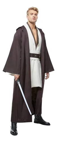comprar Traje Adulto Jedi Túnica Uniforme De Halloween Com Capuz