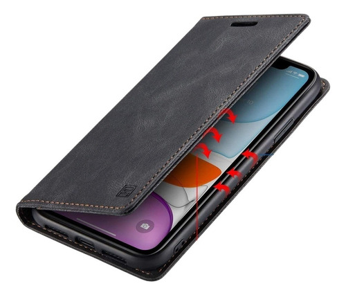 Funda De Teléfono Tipo Billetera Magnética Para Huawei