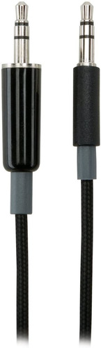 Cable Auxiliar De Audio 3,5 Mm Macho A Macho | 1,2 M /negro