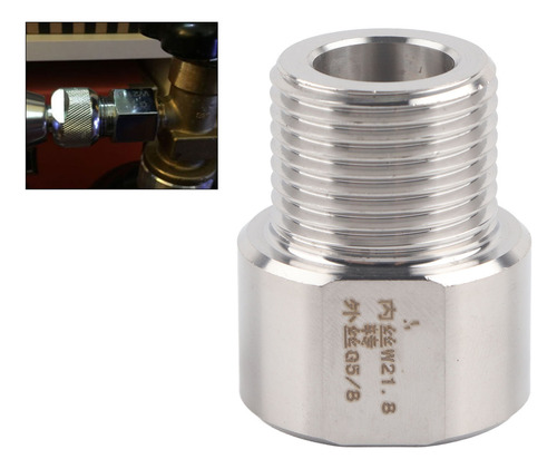 Adaptador De Regulador De Co2 Con Conector Para Acuario Y Co