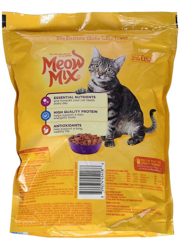 Meow Mix Original Dry Cat Food, 18-ounce