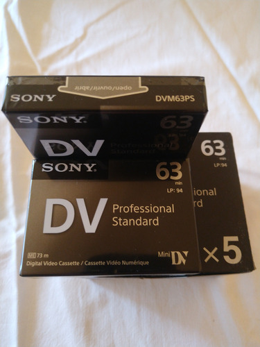 Sony Digital Video Cassette Dv Professional Standard 63min.