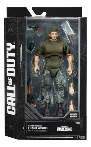 Call Of Duty Figura Sargento Frank Woods Jazwares Warzone