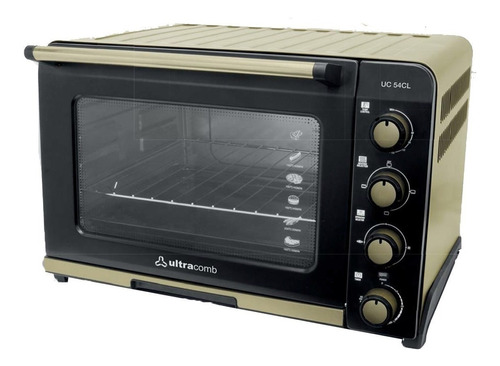 Horno de mesa eléctrico Ultracomb UC-54CL 54L champagne 220V