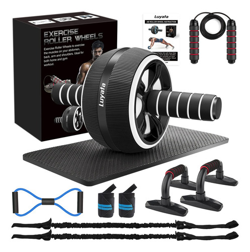 Rueda De Rodillo Abdominal, Kit De Ruedas De Ejercicio 10 En
