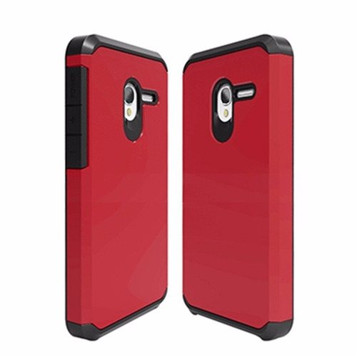 Capa Vermelha Emborrachada Armor Alcatel Pop 3 5.0 Pelicula