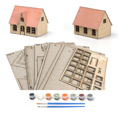 Kits De Modelo De Construcción De Arquitectura A Estilo E