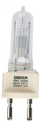 Osram - 64747 Cp/71 - Fkj 1000w 230v G22 - 7000901 Cor Da Luz 3200k