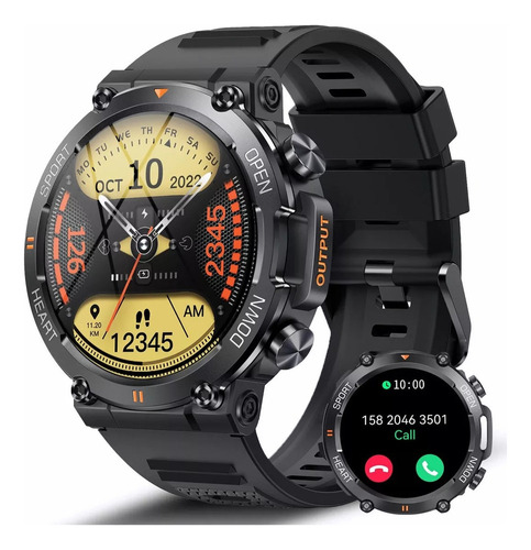 Reloj Inteligente Hombres Bluetooth Impermeables Smartwatch