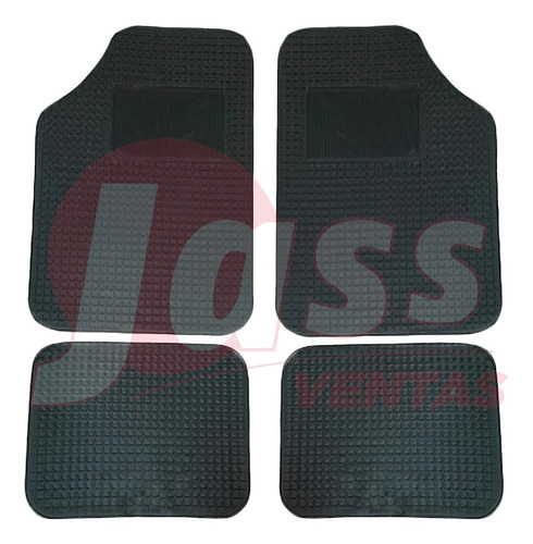 Cubre Alfombra Goma Universal 4 Piezas Auto Camioneta 