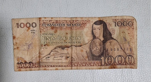 Villete Antiguo Sor Juana Inés De La Cruz $ 35,000.00