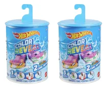 Comprar 2 Botes Hotwheels Color Revel  Autos Sorpresa 4 Autos
