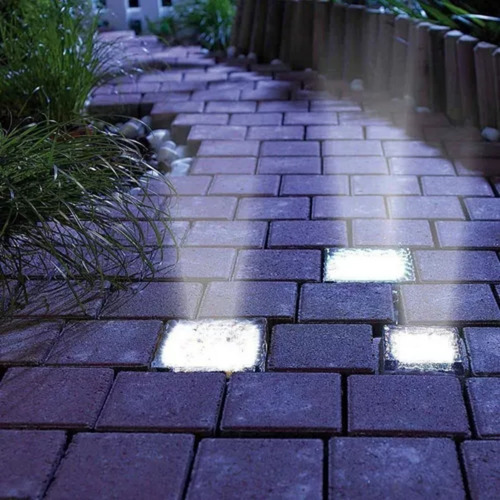 Lámpara De Ladrillo Enterrada Bajo Tierra, Luz Solar Led, Im