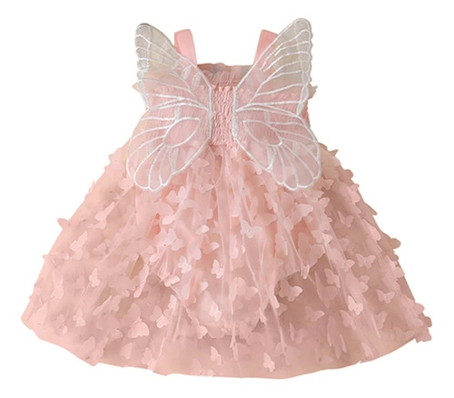 Vestido Mameluco Mariposas Para Bebé 