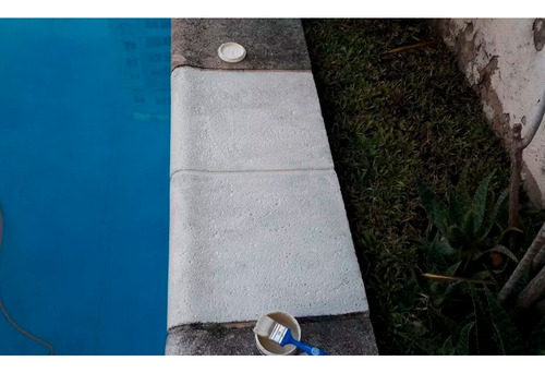 Pintura Color Marfil Para Restaurar Bordes De Piscinas 32m2 Color Beige