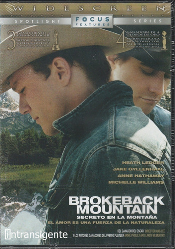 Secreto En La Montaña Brokeback Mountain (dvd Nuevo)