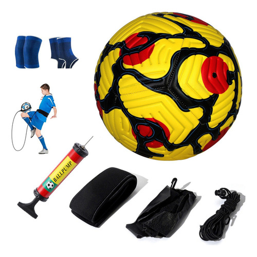 Pelota De Fútbol Soccer Set Con Cinturón De Entrenamiento-4