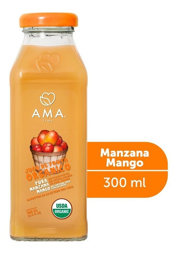 Ama Jugo Manzana Mango Orgánico 300cc