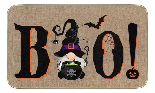 ~ Limpio Y Cómodo. Nuanchu Halloween Boo Gnomo Felpudo Decor