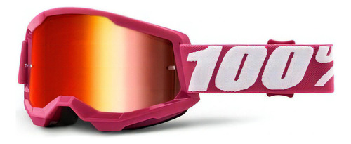 Gafas 100% Strata, 2 lentes, con espejo, cruz, MTB, Fletcher Fxm, talla única