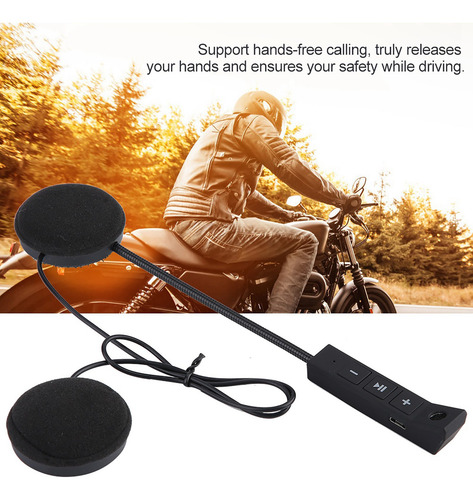 Auriculares Para Casco De Moto, 1 Par De Altavoces Bt